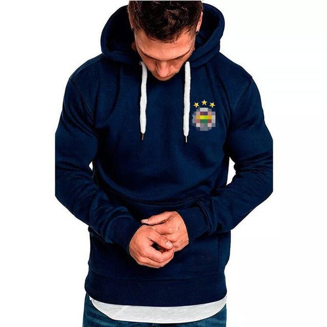 95% Cotton Custom LOGO Clothing Men Hoodies Slim Hooded Unisex Sweatshirts Mens Coats Male Casual Fleece Autumn Warm Sportswear