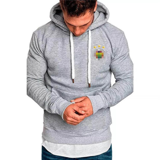 95% Cotton Custom LOGO Clothing Men Hoodies Slim Hooded Unisex Sweatshirts Mens Coats Male Casual Fleece Autumn Warm Sportswear