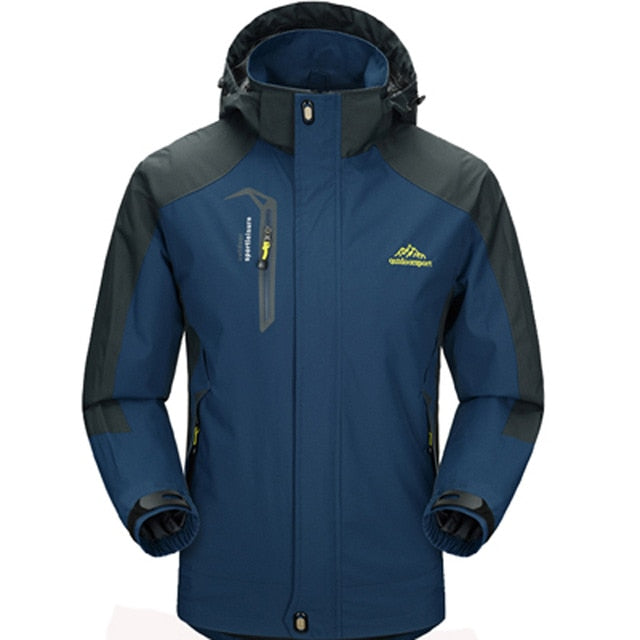 Mountainskin 5XL Men's Jackets Waterproof Spring Hooded Coats Men Women Outerwear Army Solid Casual Brand Male Clothing,SA153