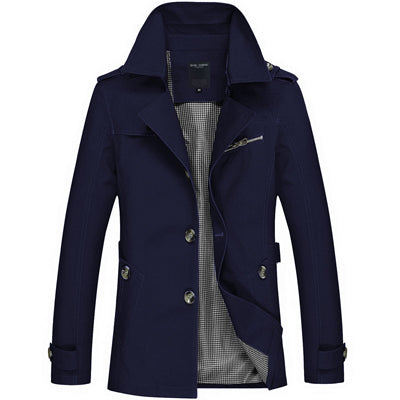 Mountainskin Trench Coat Mens Jacket 5XL Autumn Long Coat Mens OverCoat Slim fit Brand Clothing Windbreaker Male Business EDA216