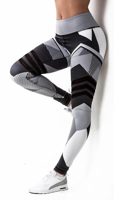 Sale Women Leggings High Elastic Leggings Printing Women Fitness Legging Push Up Pants Clothing Sporting Leggins